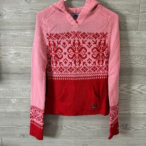 Mudd-clothing Women's Red‎ and Pink Jumper